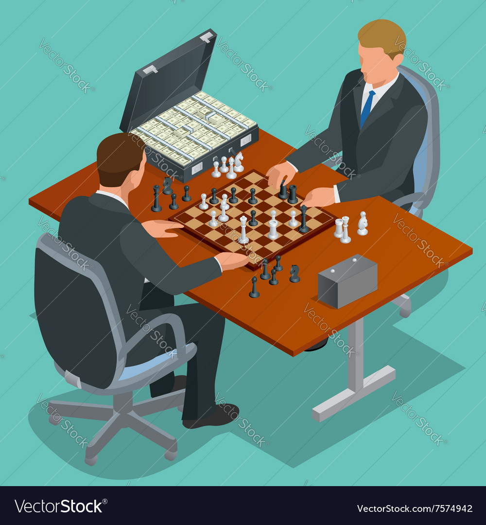 Premium Photo  Two people playing a game of chess, concept image