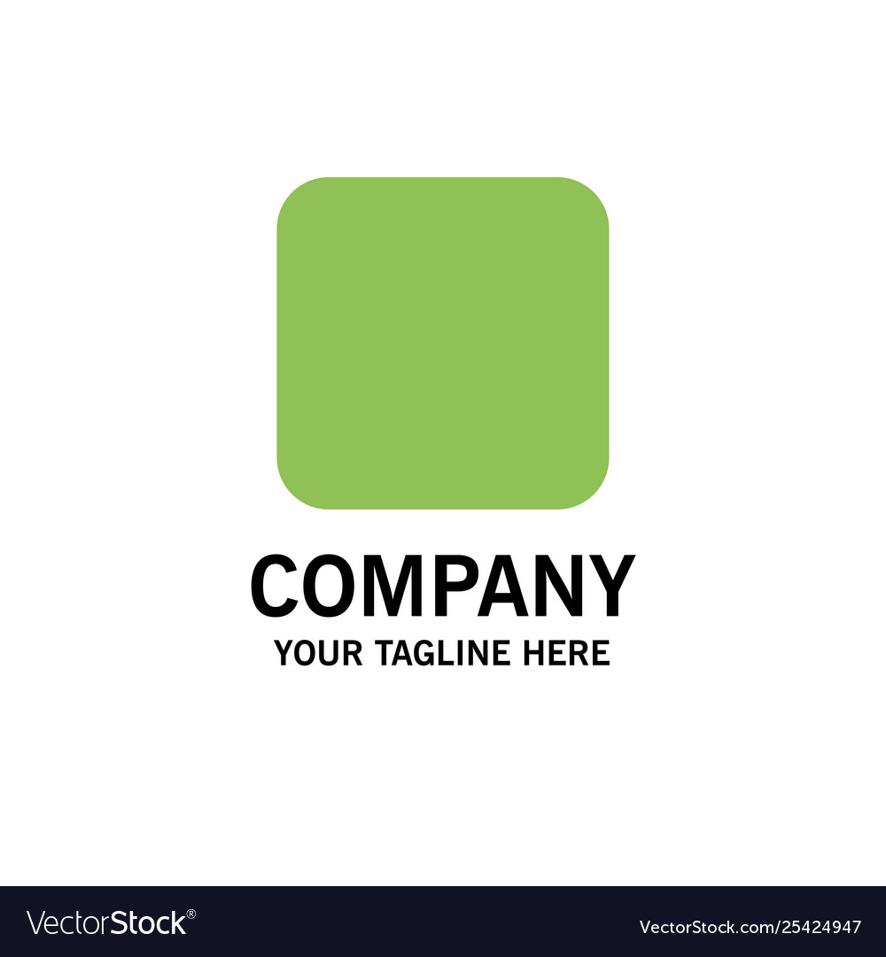 Box checkbox unchecked business logo template vector image Box checkbox unchecked business logo template
