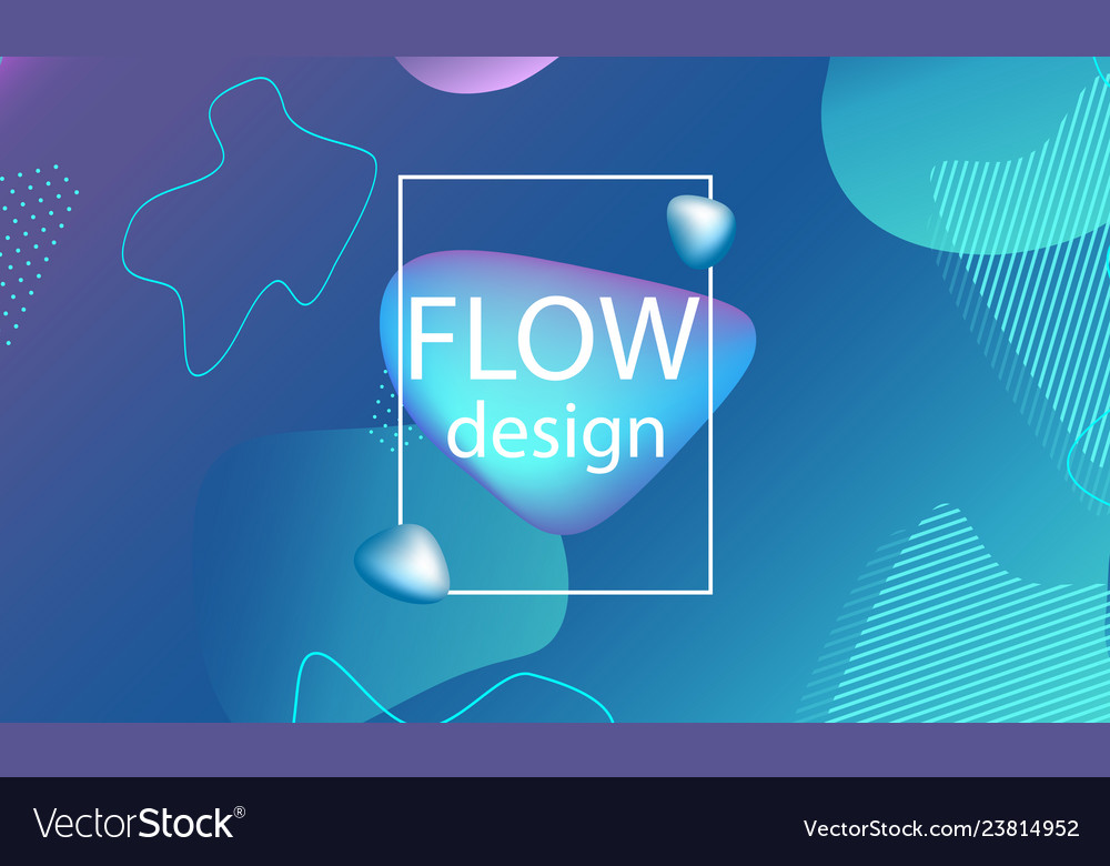 Flow Formen Hintergrund wavy abstrakte Abdeckung Design