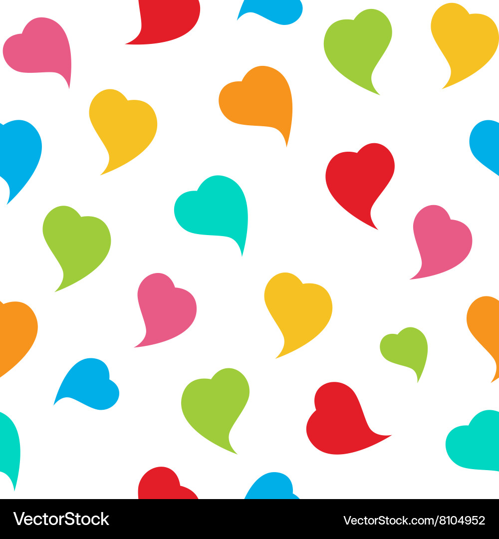 Happy valentines day seamless pattern background Vector Image