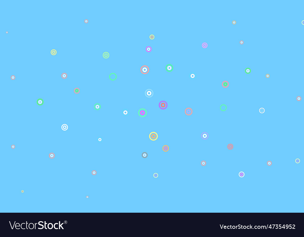 Light multicolor background with bubbles vector image Light multicolor background with bubbles