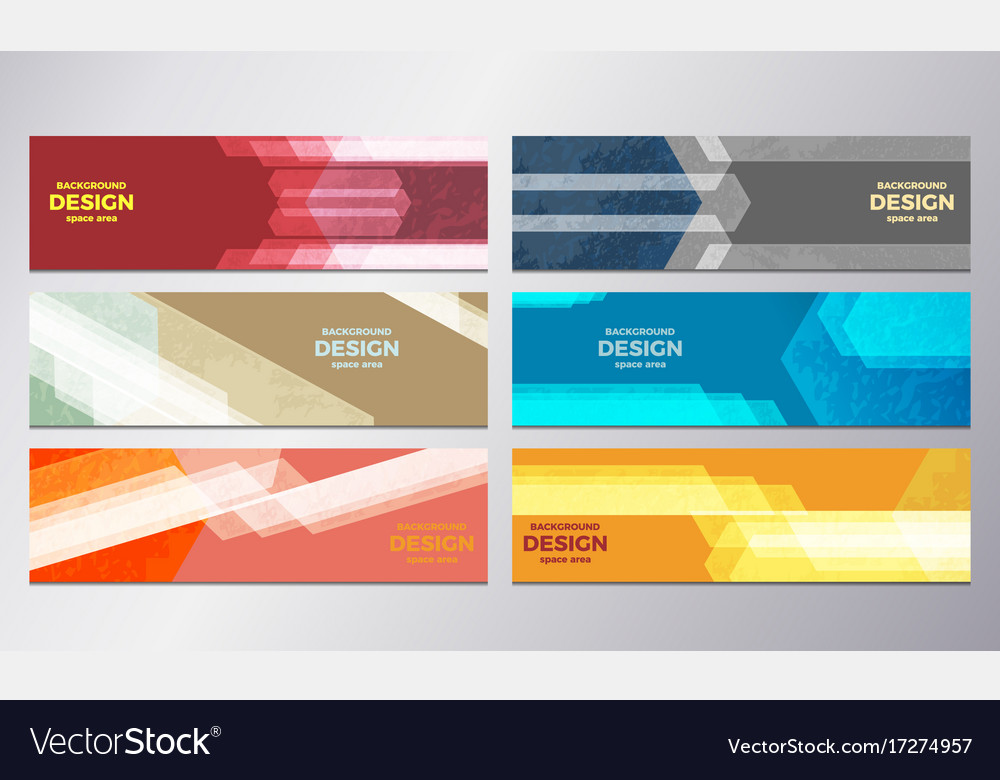 Abstract banner design