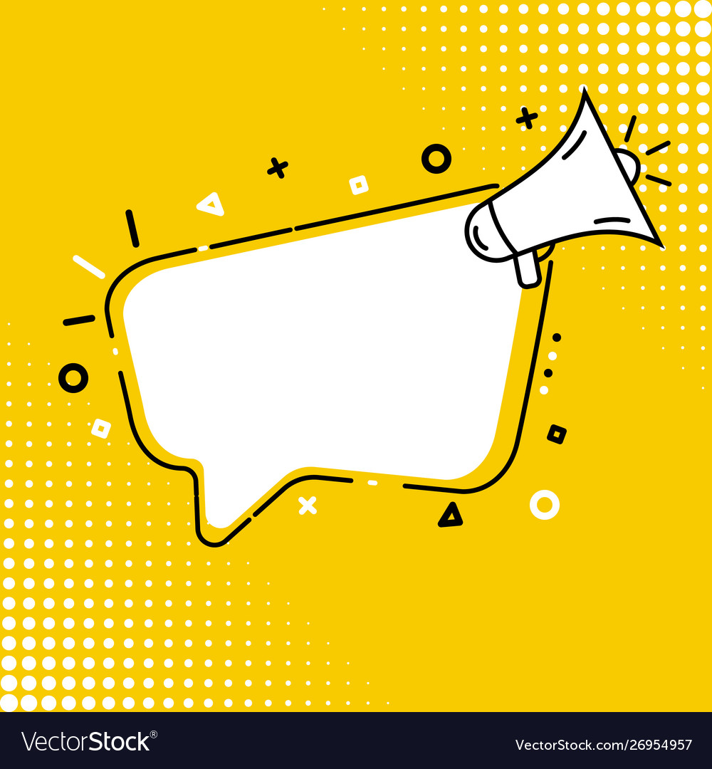 Bubble speech for your text or image in pop art vector image Bubble speech for your text or image in pop art
