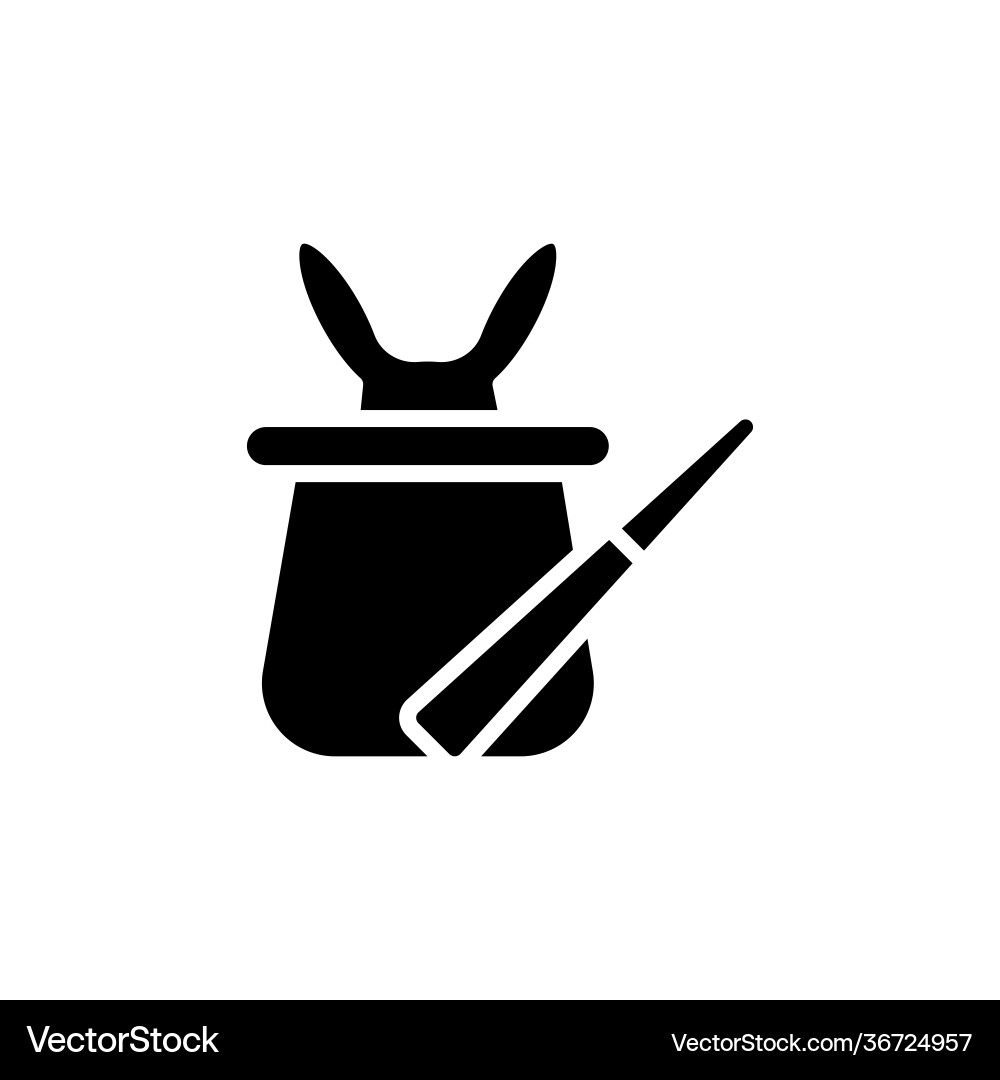 Magic icon in logotype Royalty Free Vector Image