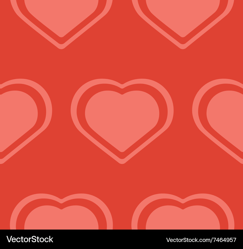 Pink Hearts Pattern Royalty Free Vector Image - VectorStock