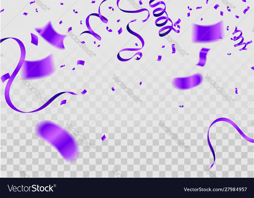 Purple balloons Royalty Free Vector Image - VectorStock
