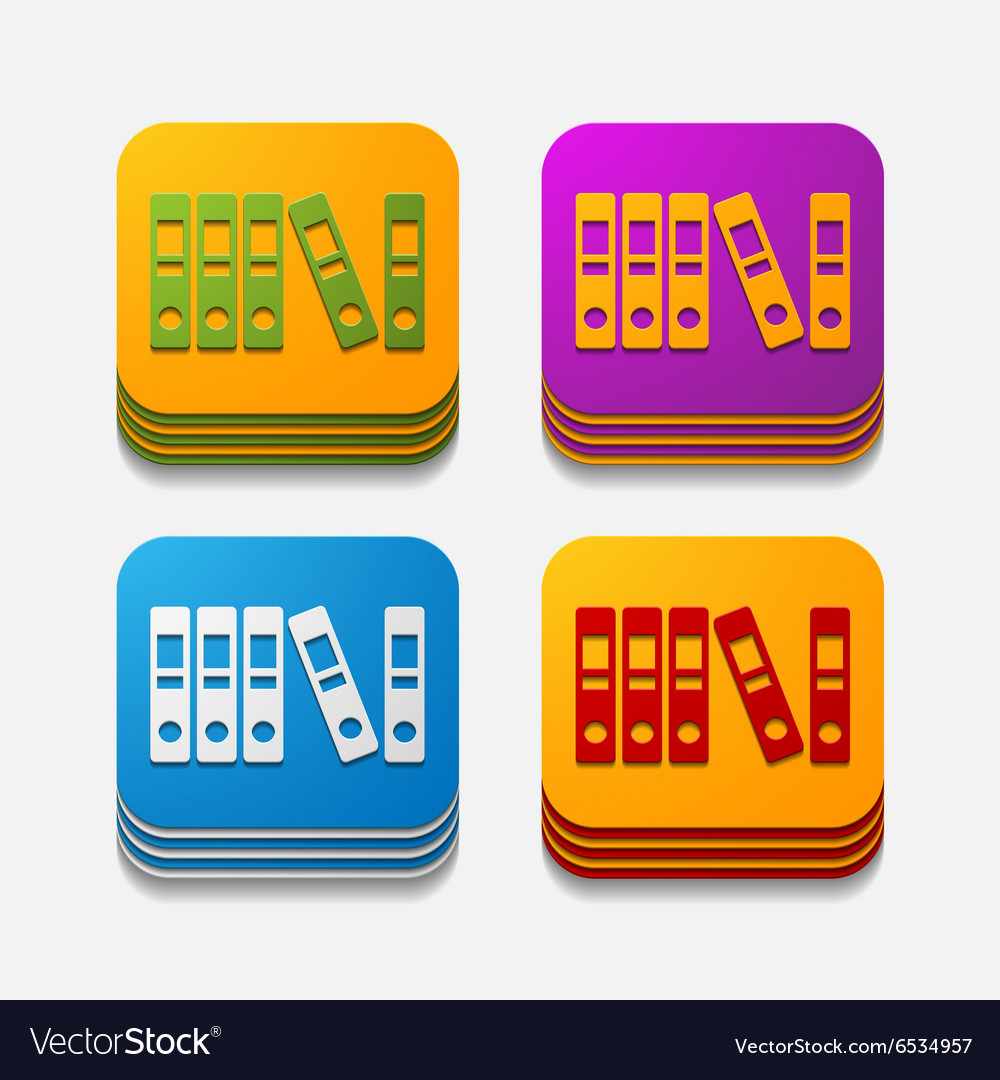 Square button folder