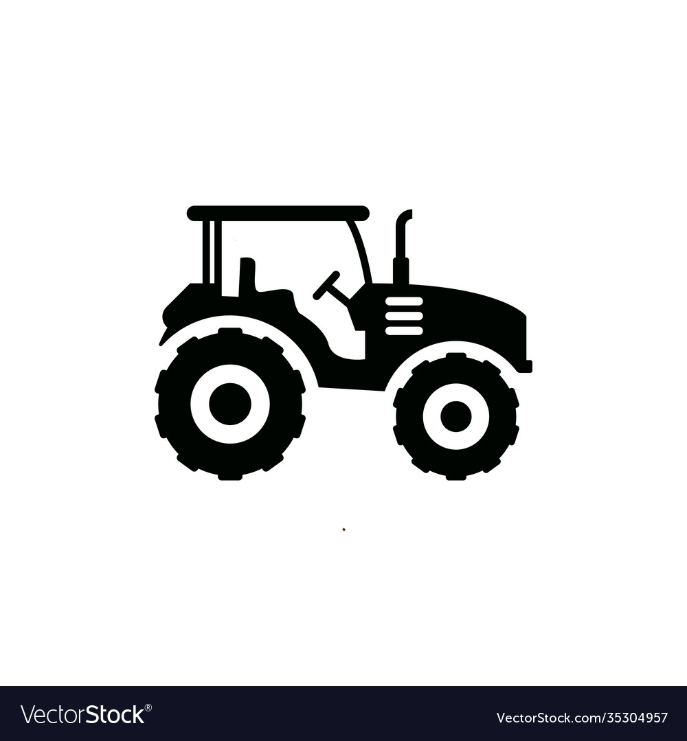 Tractor icon design template isolated Royalty Free Vector