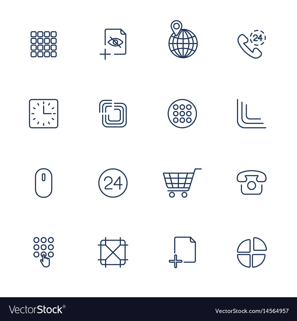 User different interface icons