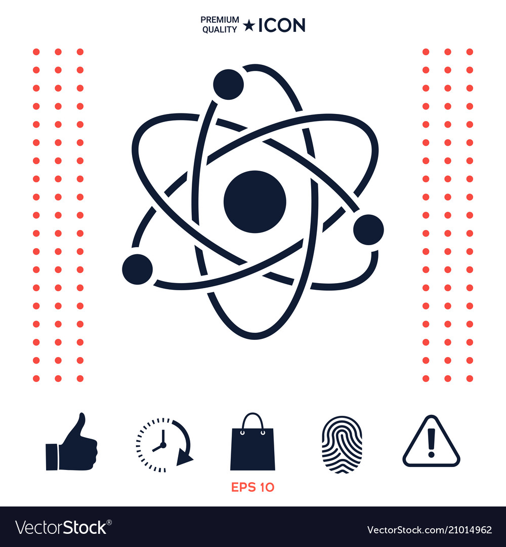 Atom symbol - science icon