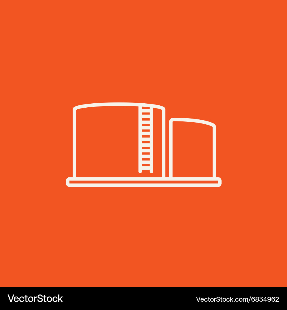 Factory line icon Royalty Free Vector Image - VectorStock