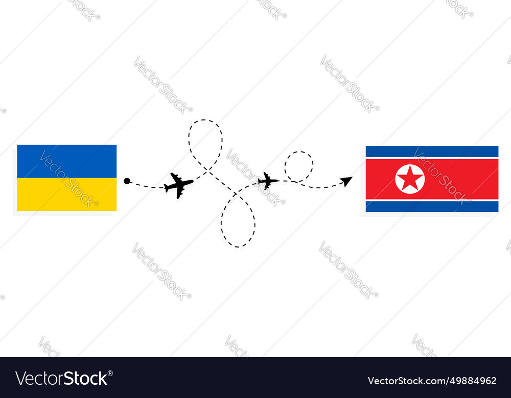 Flight and travel from ukraine to north korea