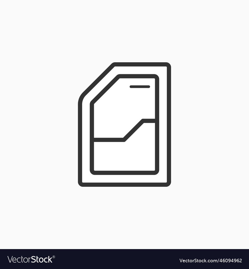 Icon folder replication file in a thin line vector image Icon folder replication file in a thin line