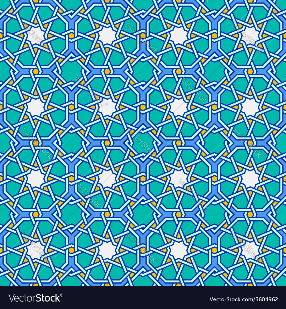 Intricate moorish eastern pattern