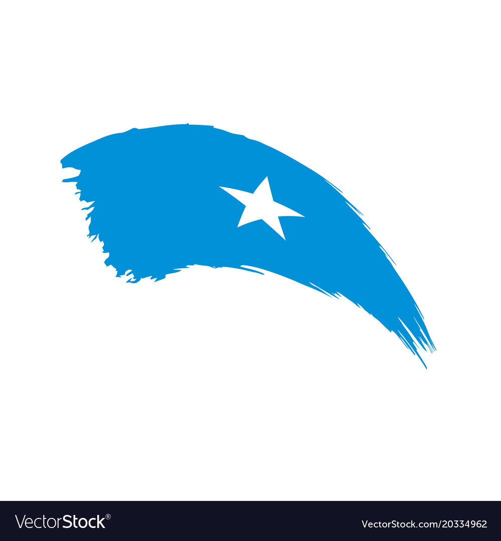 Somalia flag Royalty Free Vector Image - VectorStock