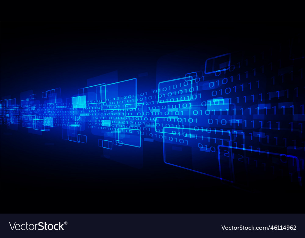 Technology background with hi-tech digital data