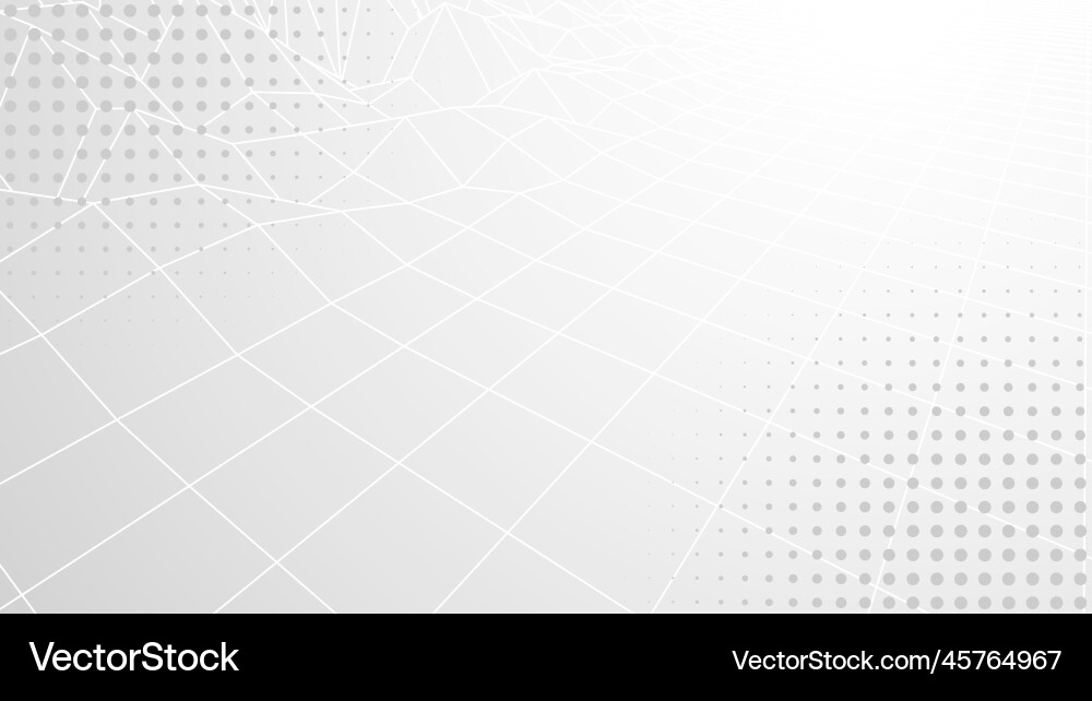 Abstract white background gray backdrop halftone Vector Image