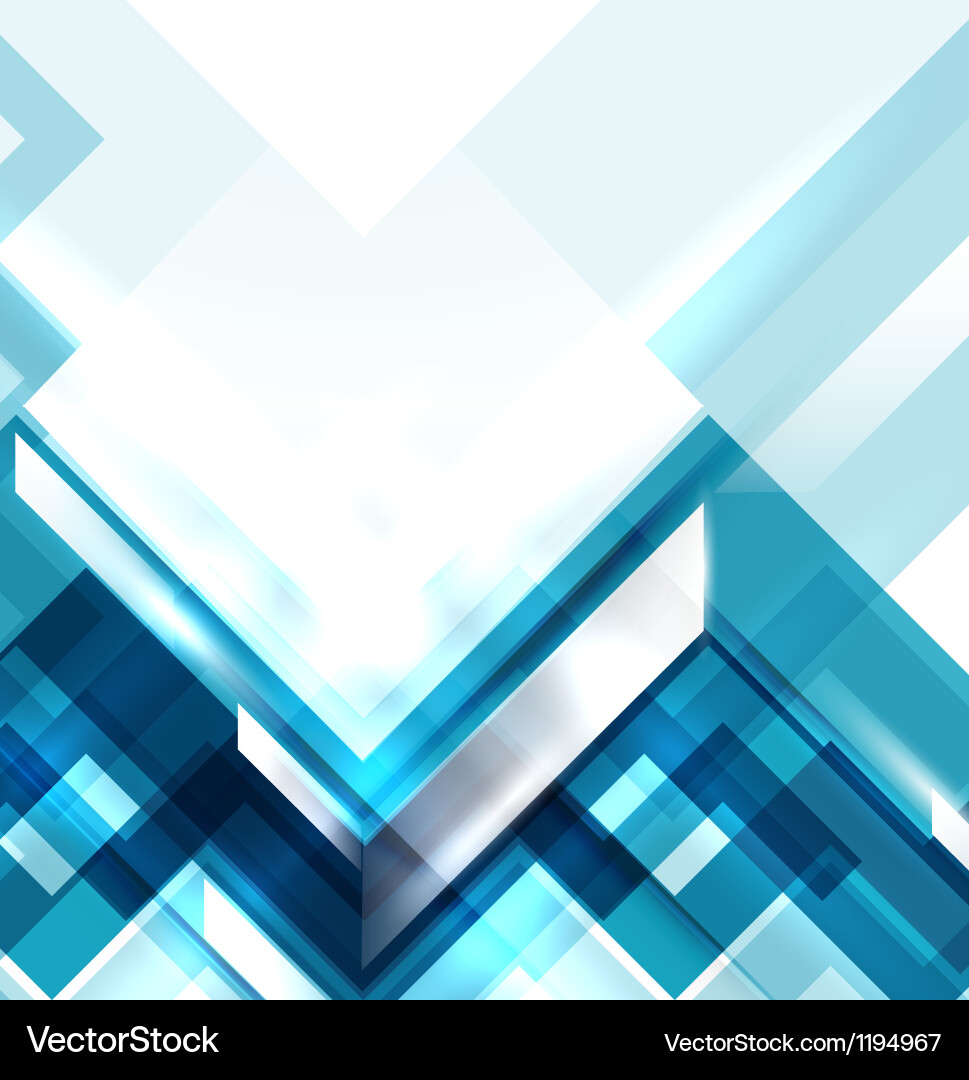 Blue Geometric Abstract Background Royalty Free Vector Image