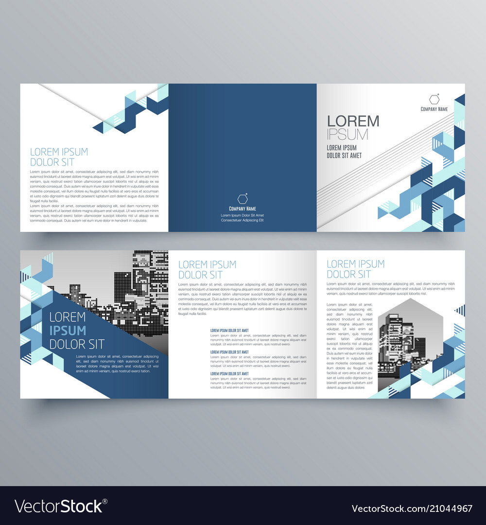 Brochure design 563 Royalty Free Vector Image - VectorStock