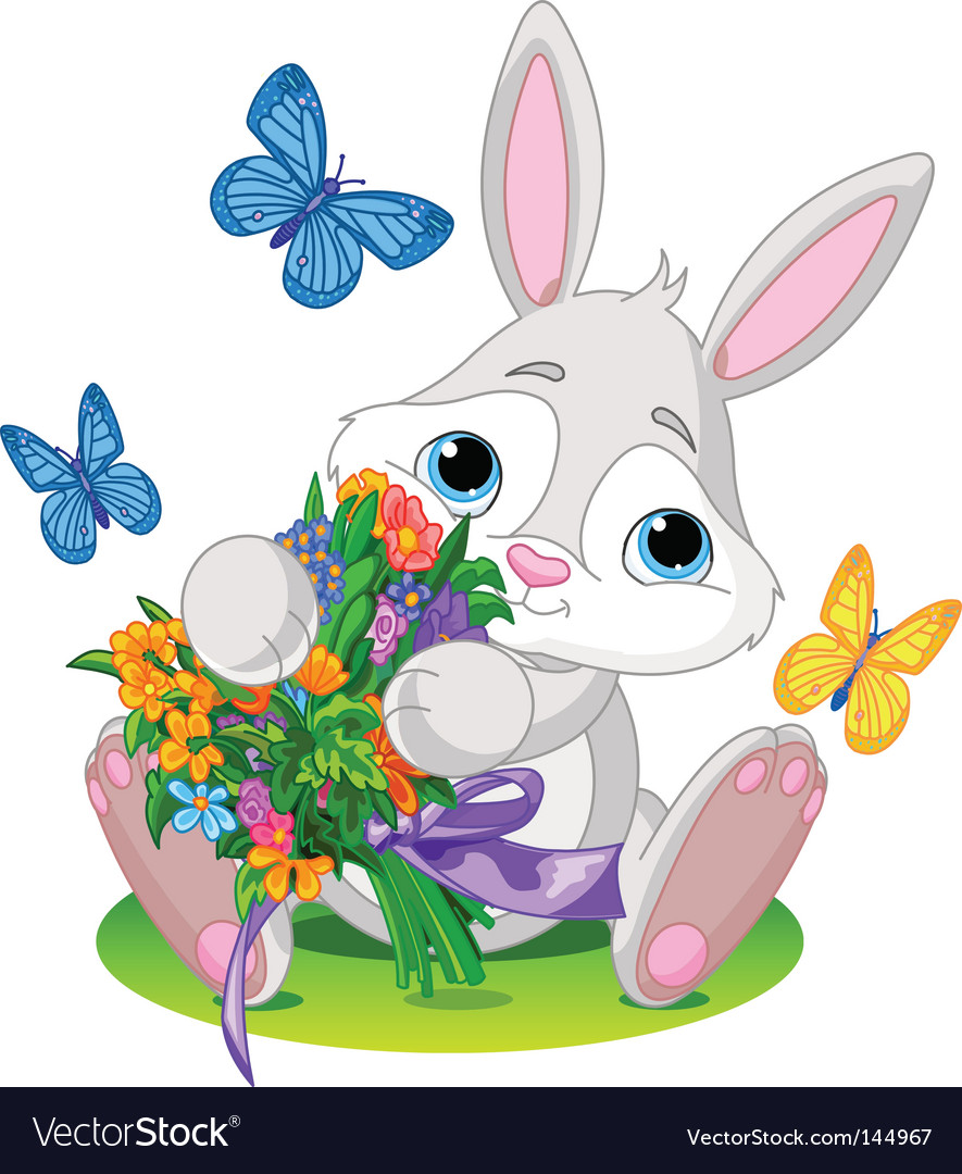 Cartoon rabbit