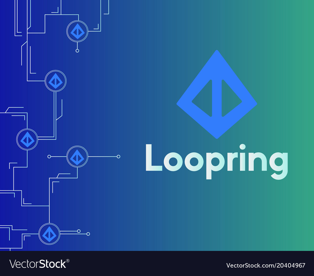 Loopring cryptocurrency digital circuit style