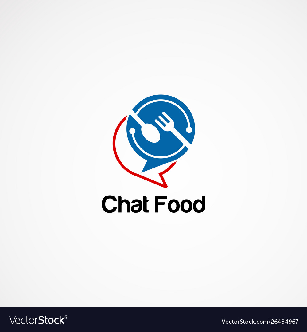 Techno chat food logo designs for company