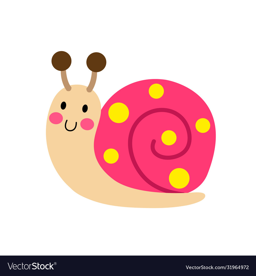 Colorful snail animal cartoon character Royalty Free Vector Colorful snail animal cartoon character Royalty Free Vector