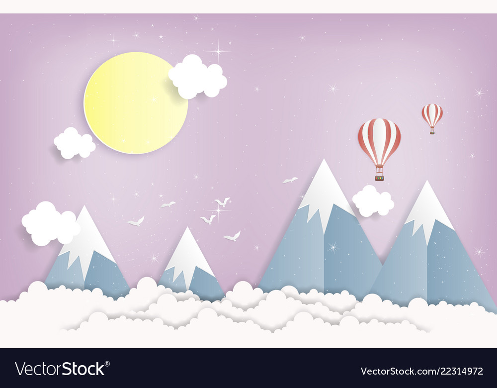 Hot Air Ballons Landschaft