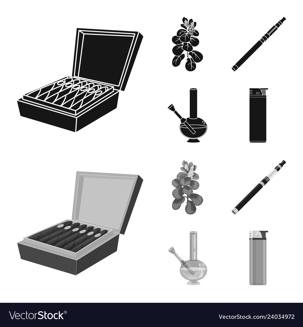 Isolated object of refuse and stop icon set vector image Isolated object of refuse and stop icon set