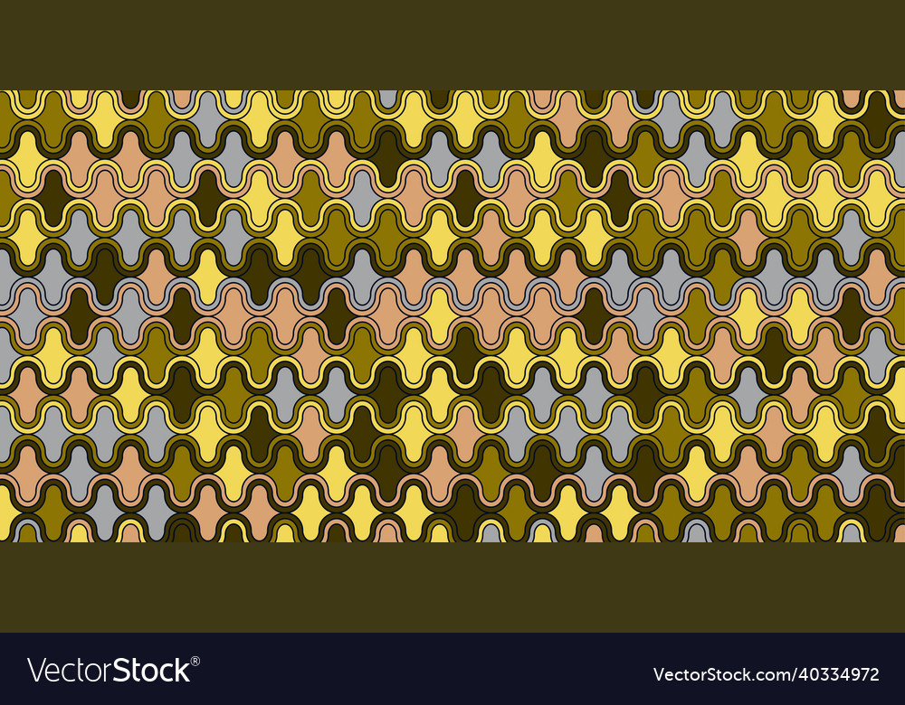 Retro Wave Geometric Pattern