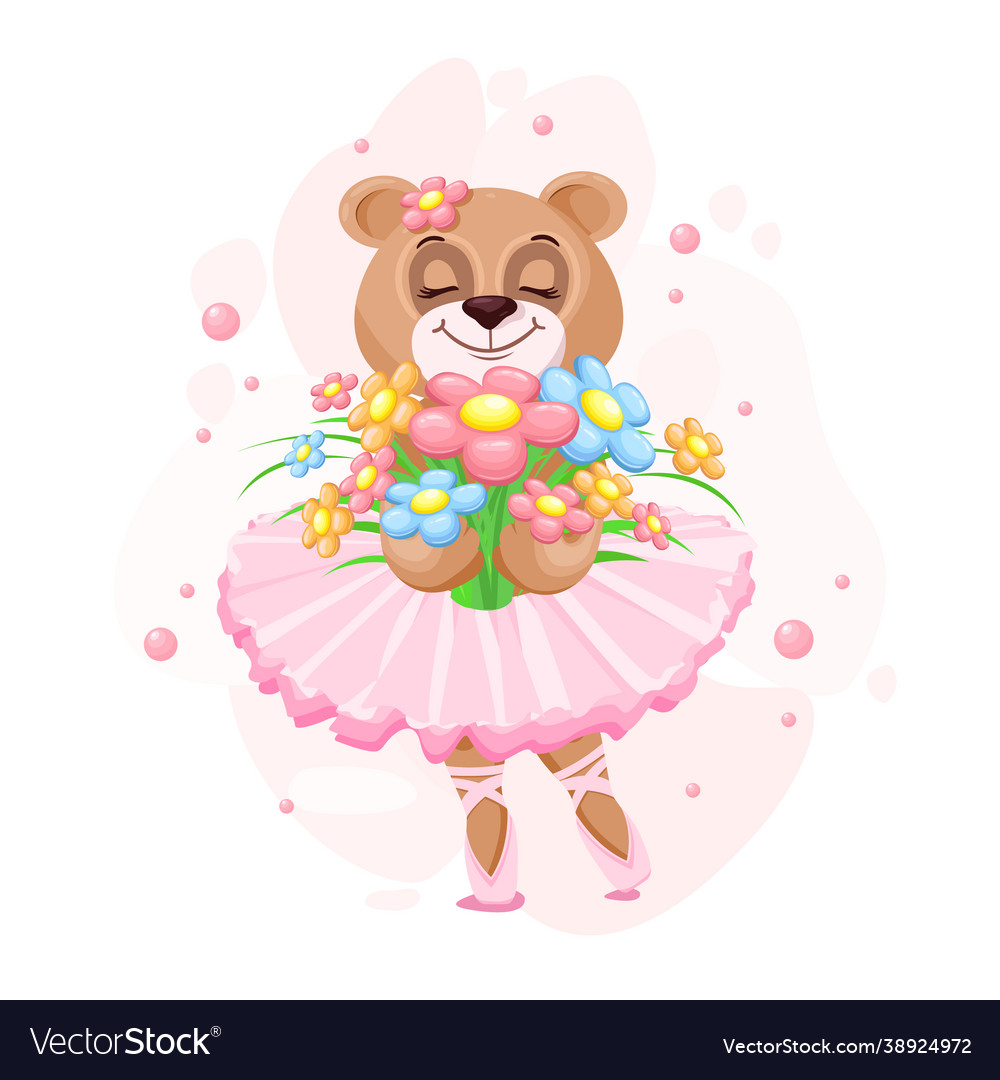 Teddy bear ballerina