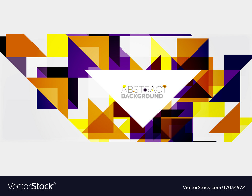 Triangle pattern design background