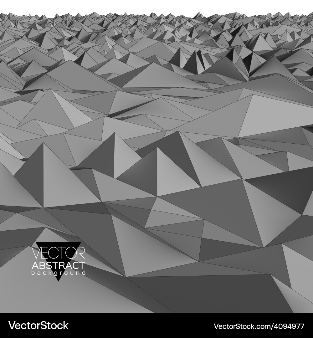 Abstract mountain landscape background Royalty Free Vector