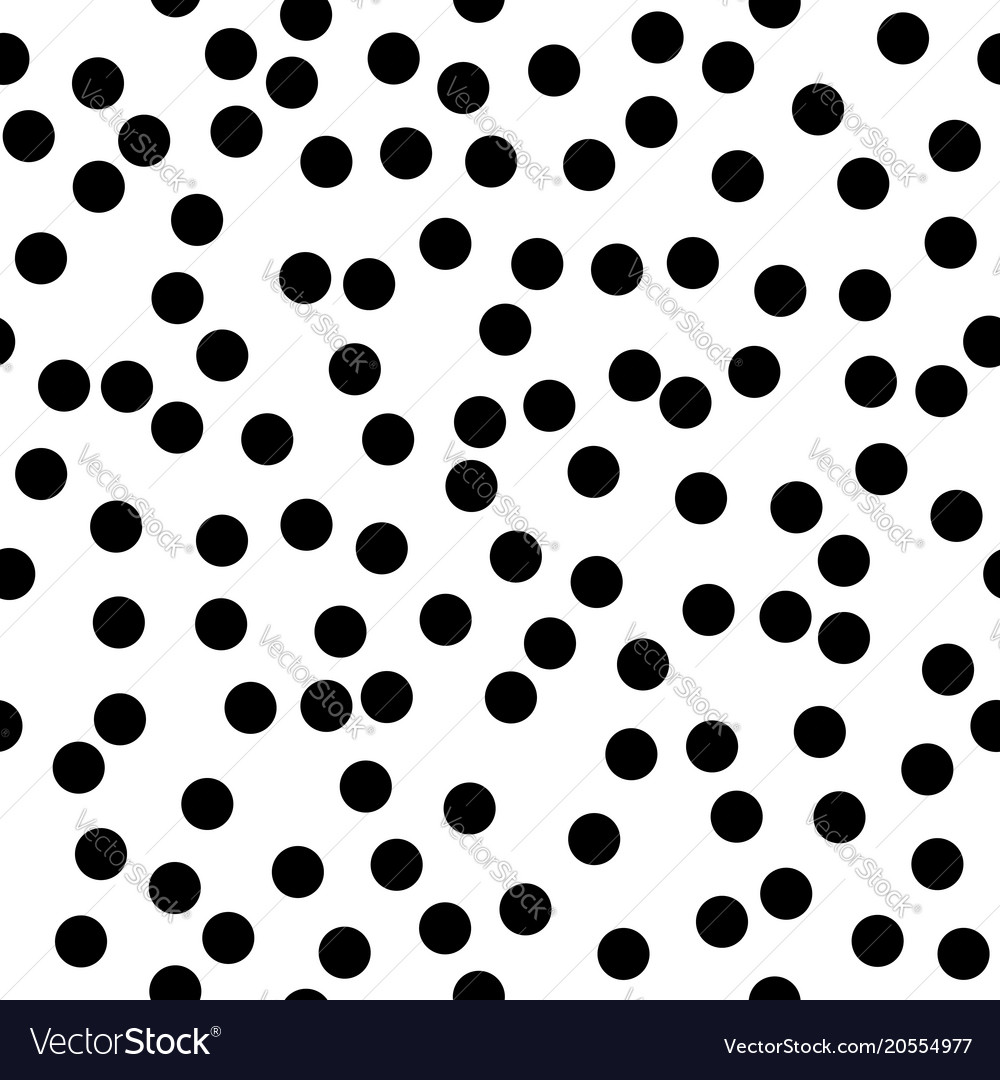 Black Polka Dot Pattern