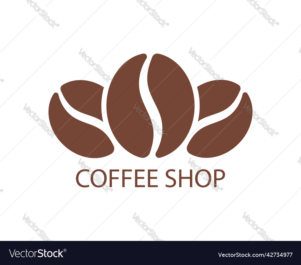 Coffee shop logo Royalty Free Vector Image - VectorStock