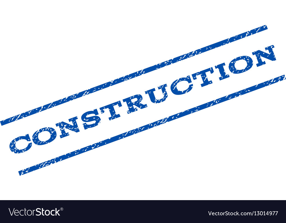 Construction watermark stamp