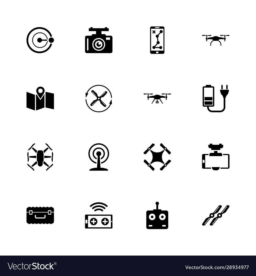 Drone - flat icons