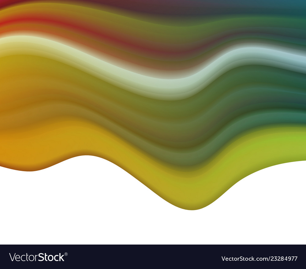 Modern colorful flow poster wave liquid shape