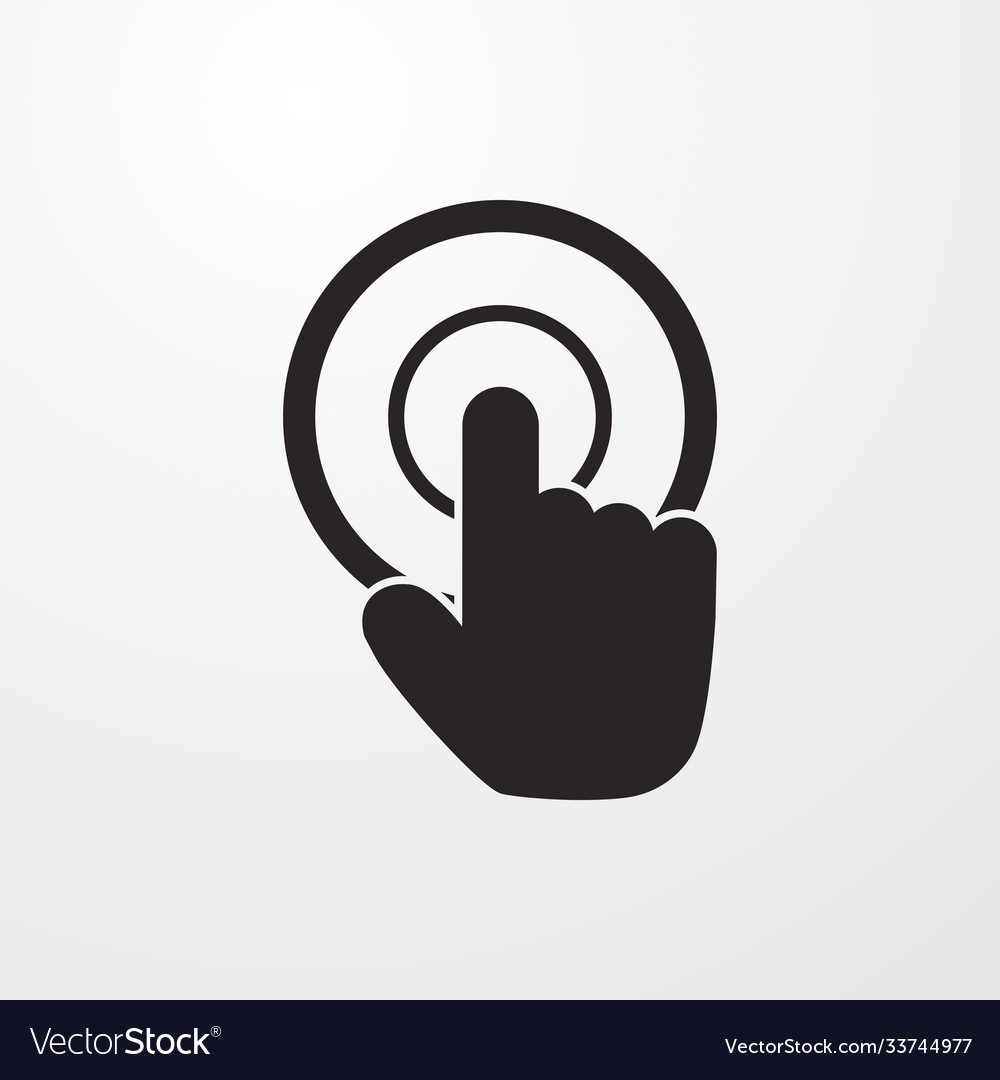 Mouse point click sign icon mouse point click Vector Image