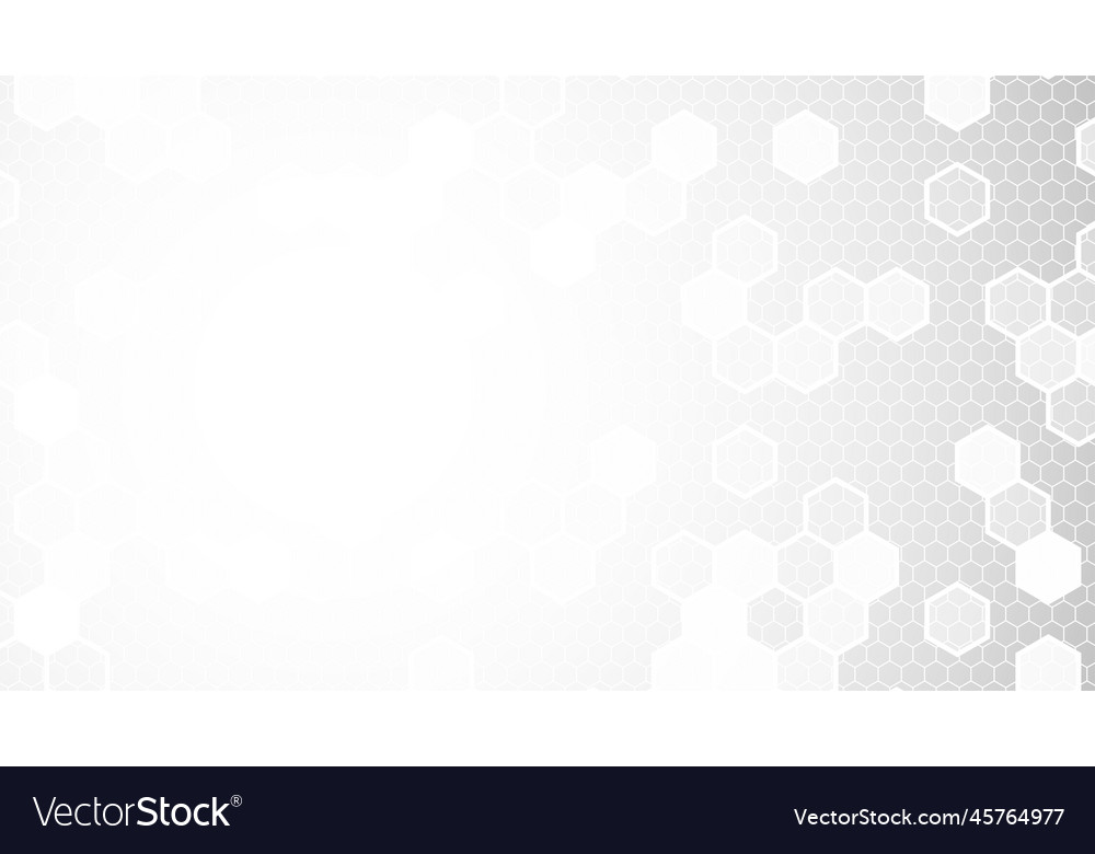 Weiße hexagonale Muster Hintergrund