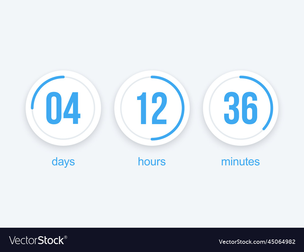 Countdown Timer Clock Icon