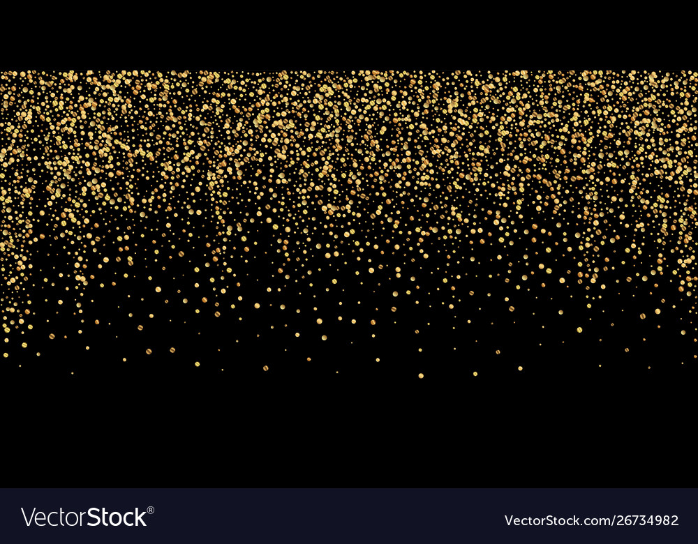 Gold confetti luxury sparkling scattered