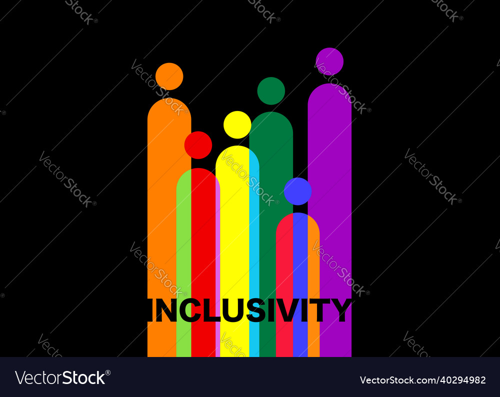 Inclusion and diversity lgbtq gay pride concept