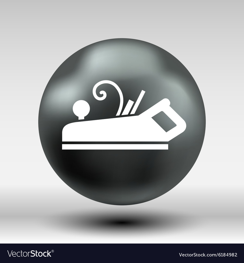 Jointer plane icon button logo symbol concept