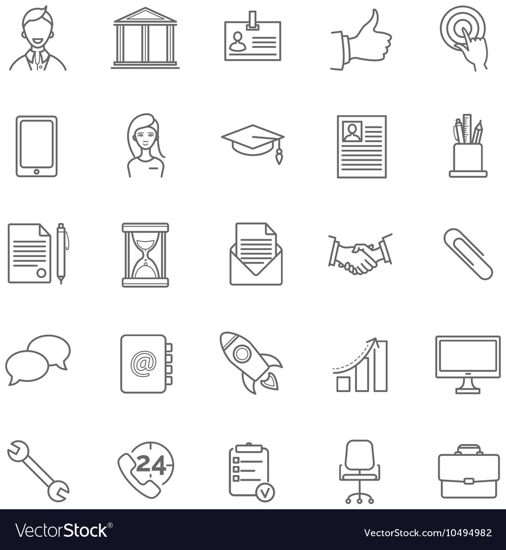 resume icon vector