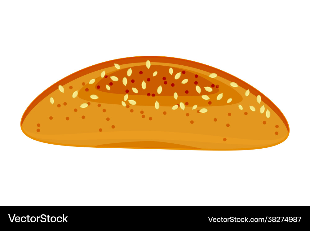 Bread isolated on white background Royalty Free Vector Image