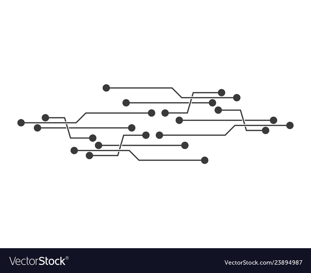 Circuit logo template