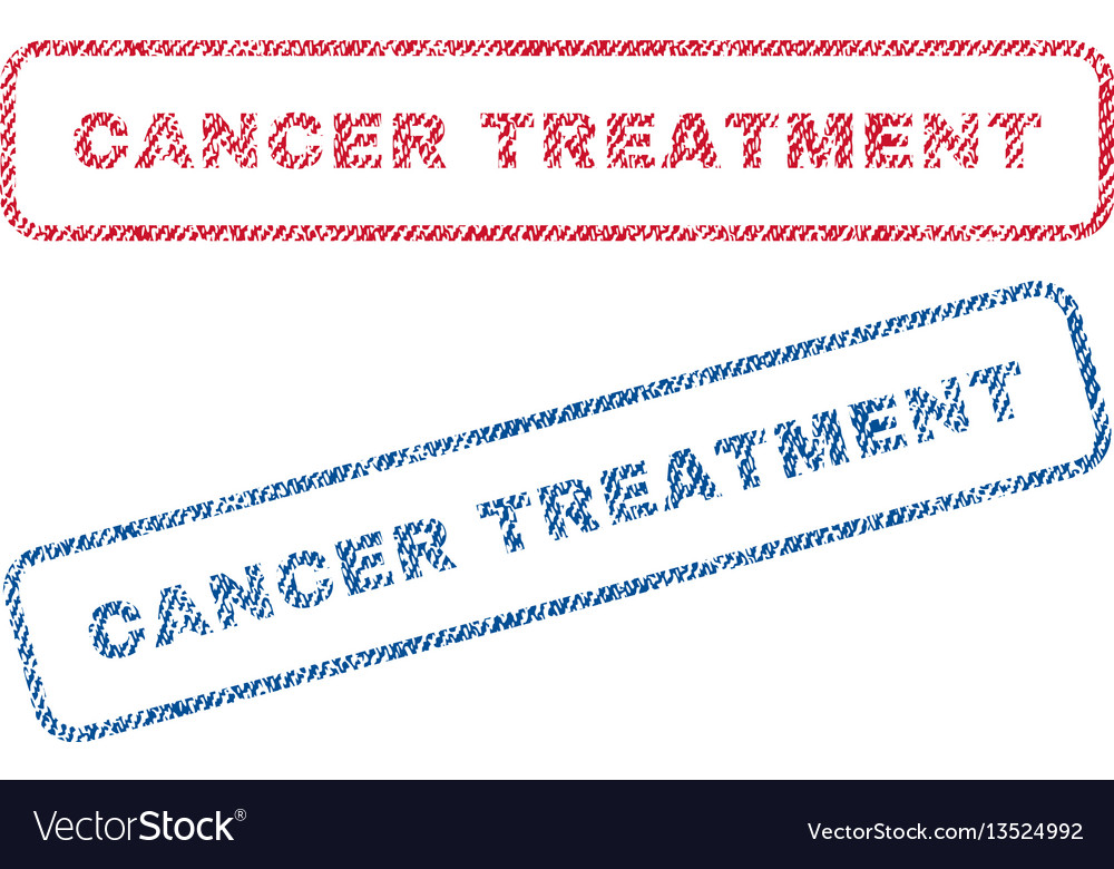 Cancer treatment textile stamps