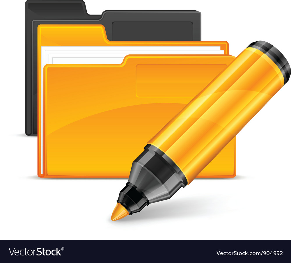 Marker and Folder Set