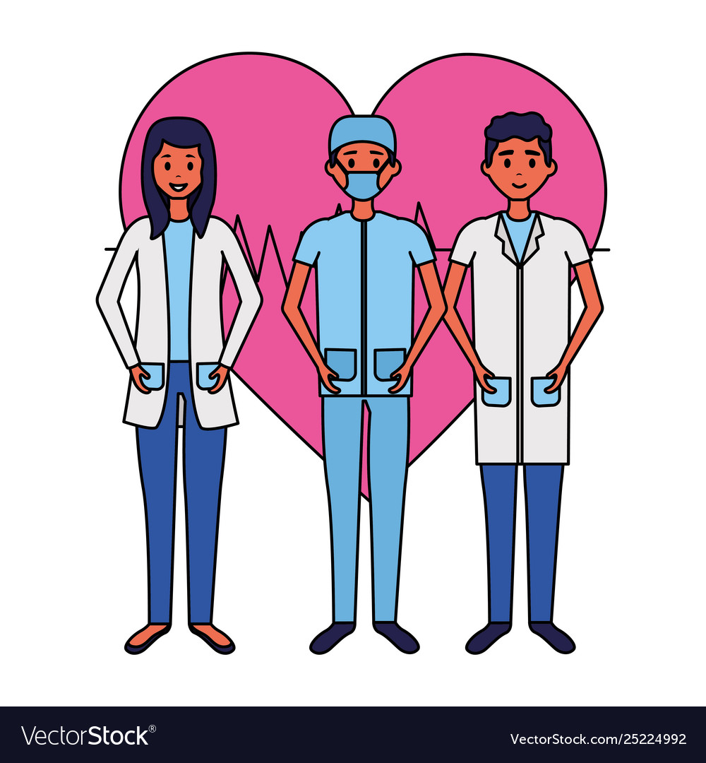 Medical people characters Royalty Free Vector Image